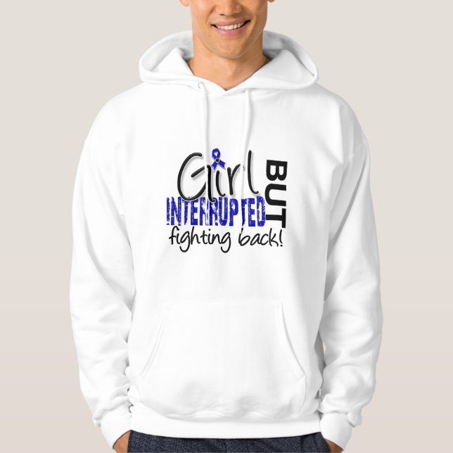 Veste À Capuche La fille a interrompu le rhumatisme articulaire 2 (Devant)