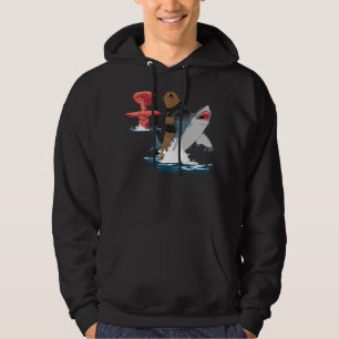 Veste À Capuche La grande évasion - cavalerie de requin d'ours