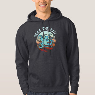 Veste À Capuche La Mer Le Jour Vibes d'été Octopus