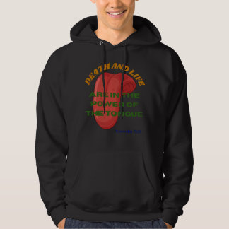Veste À Capuche La mort et la vie sont au pouvoir de la langue