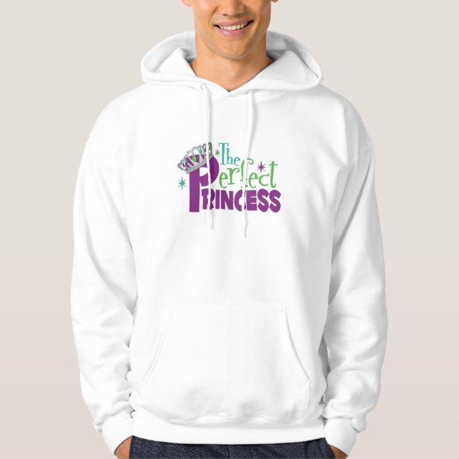 Veste À Capuche la princesse parfaite Hoodie (Devant)