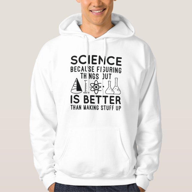 Veste À Capuche La science à l'oeuvre (Devant)