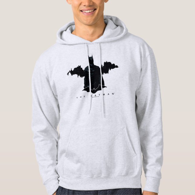 Veste À Capuche La silhouette de Batman Gotham (Devant)