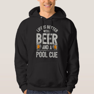 Veste À Capuche La vie est meilleure avec une bière et une queue d