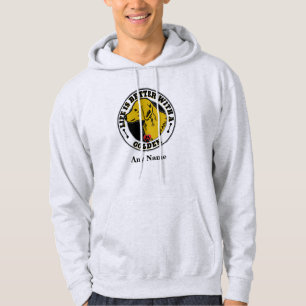 Veste À Capuche La vie personnalisée du Golden Retriever est meil