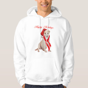 Veste À Capuche Labrador Retriever jaune de Noël