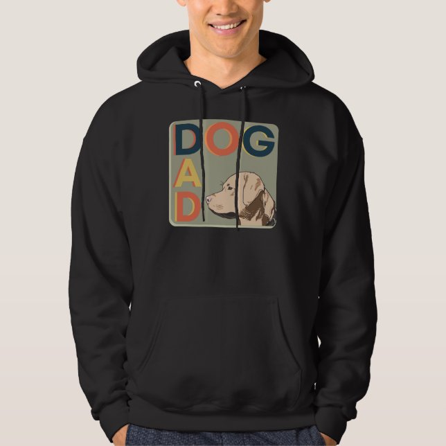 Veste À Capuche Labrador Retriever Papa (Devant)