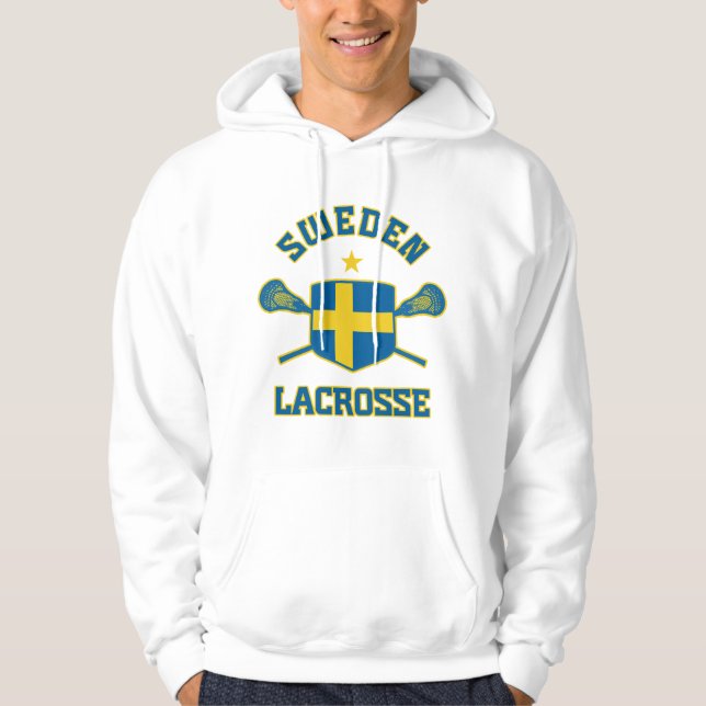 Veste À Capuche Lacrosse de la Suède (Devant)