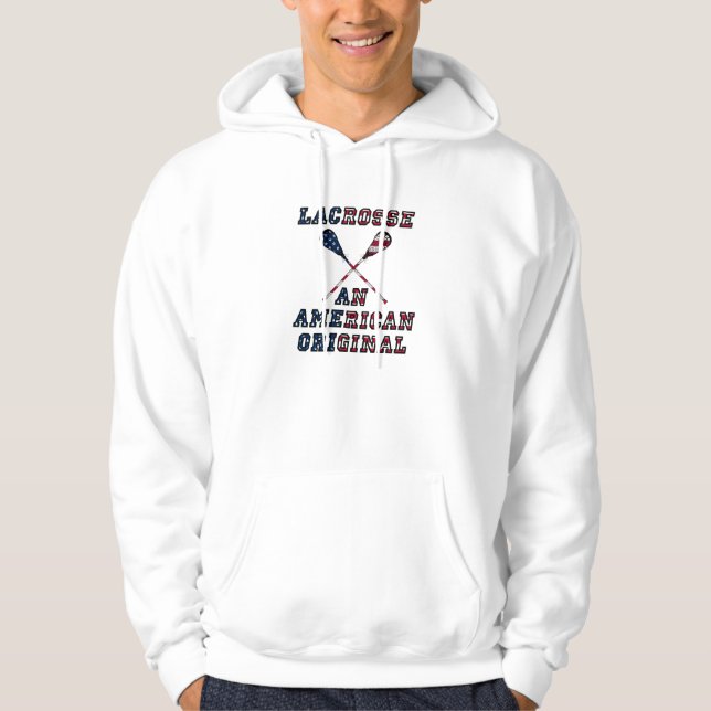 Veste À Capuche Lacrosse un original américain (Devant)