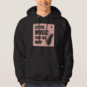 Veste À Capuche Laissez La Musique Motif, Musique Vintage Motif Sw
