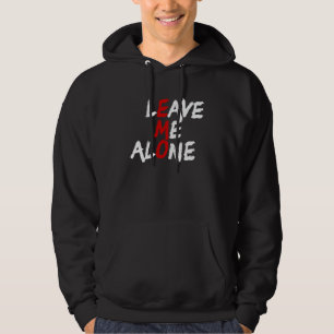 Veste À Capuche Laissez-moi seul Emo Introvert Anti-Social Emo