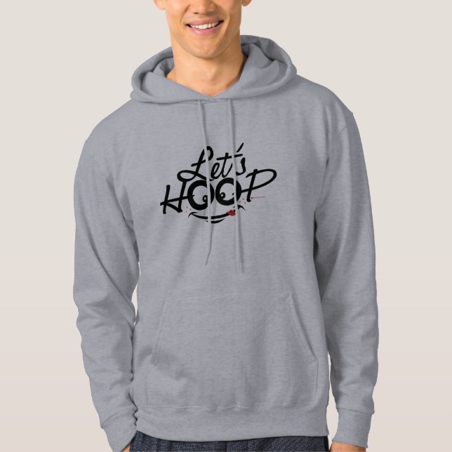 Veste À Capuche Laissez-nous sweatshirt à capuchon de base de (Devant)