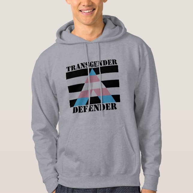Veste À Capuche L'allié transgenre (Devant)