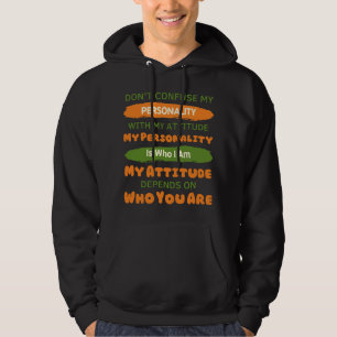 Veste À Capuche L'Amant du sarcasme drôle Ne confondez pas ma pers