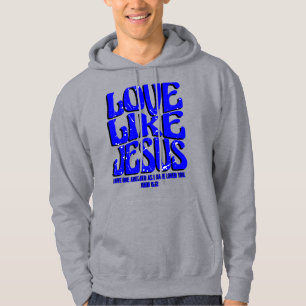Veste À Capuche L'amour comme Jésus Rétro