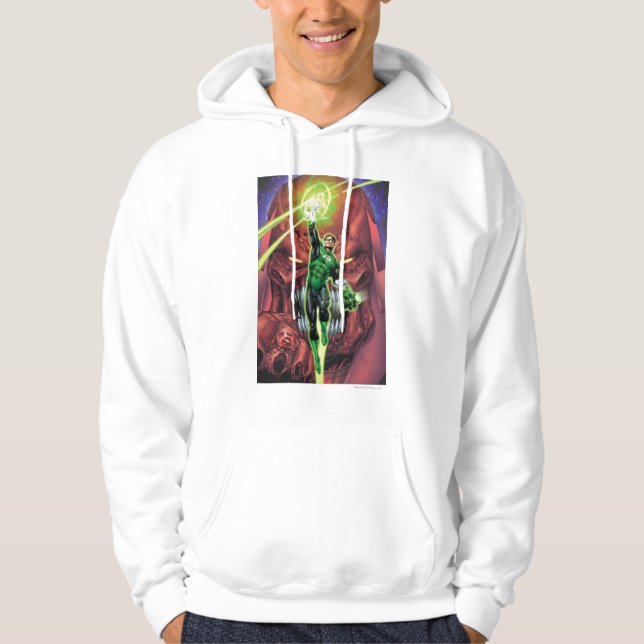 Veste À Capuche Lanterne verte avec flux de lumière - Couleur (Devant)