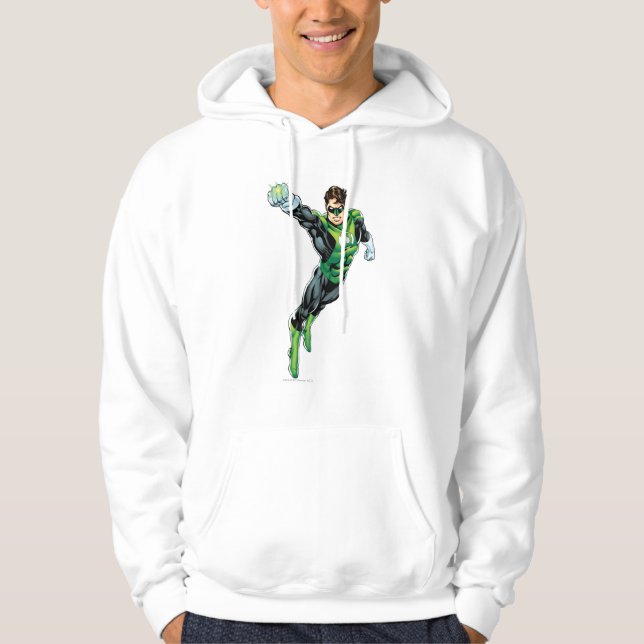 Veste À Capuche Lanterne verte - Comédie, Bras dehors (Devant)