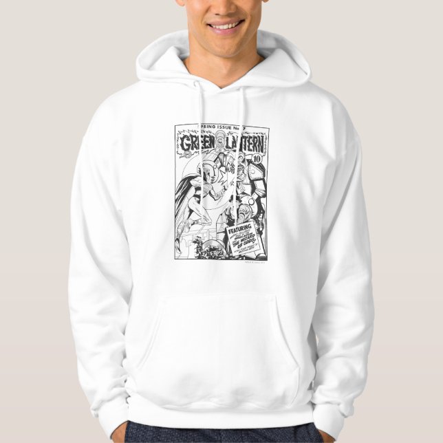 Veste À Capuche Lanterne verte contre l'Assistant des Odds, Noir e (Devant)