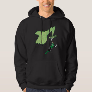 Veste À Capuche Lanterne verte - entièrement rendue, avec la