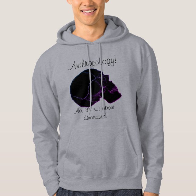 Veste À Capuche L'anthropologie n'est pas une question de sweatshi (Devant)