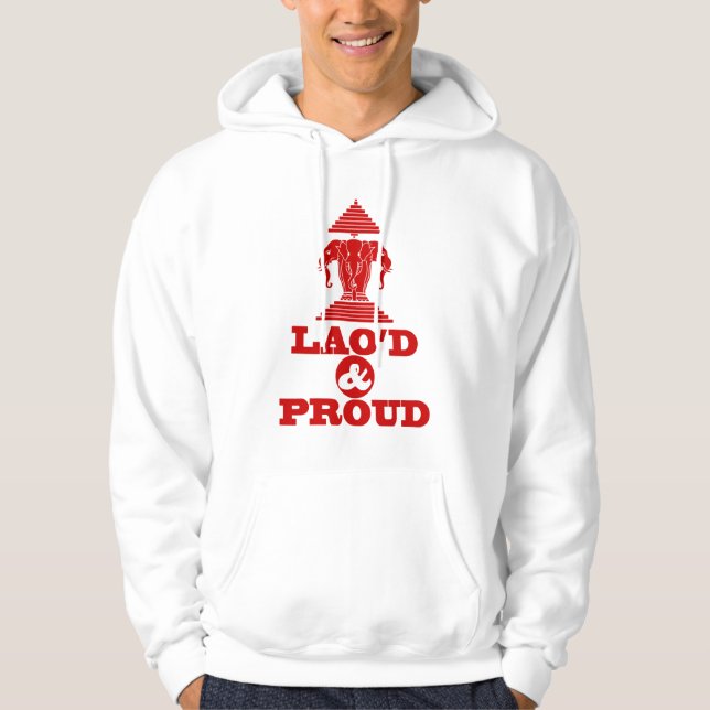 VESTE À CAPUCHE LAO'D ET FIER (Devant)