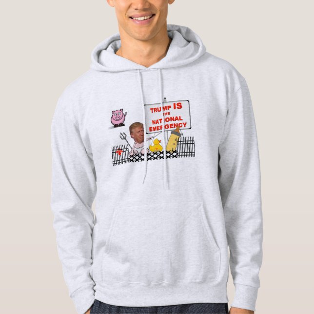 Veste À Capuche L'atout EST le secours national/anti atout, (Devant)