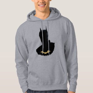 Veste À Capuche Le Batman Avec Symbole De Chat D'Or