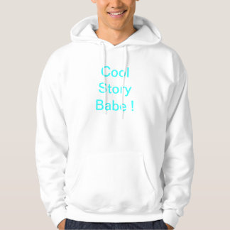 Veste À Capuche Le bébé frais d'histoire m'embrassent maintenant