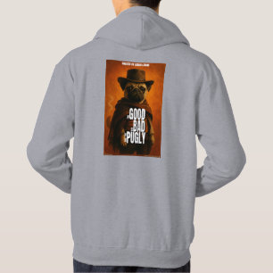 Veste À Capuche Le Bon la Brute et le Pugly Parodie de Film