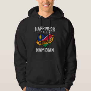 Veste À Capuche Le bonheur, c'est être marié à une femme namibienn