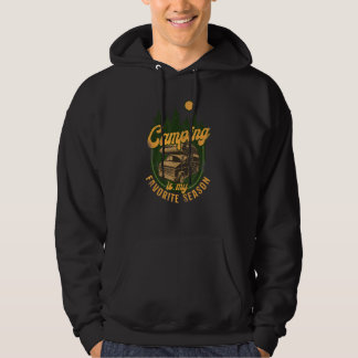 Veste À Capuche Le Camping Est Ma Saison Préférée Motorhome Camion