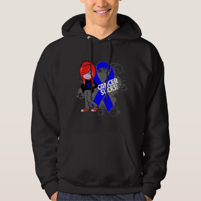 Veste À Capuche Le cancer du rectum suce (Devant)