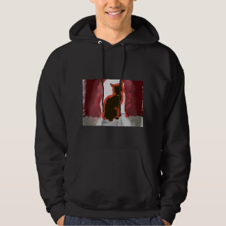 Veste À Capuche Le chat derrière le rideau (Version art uniquement