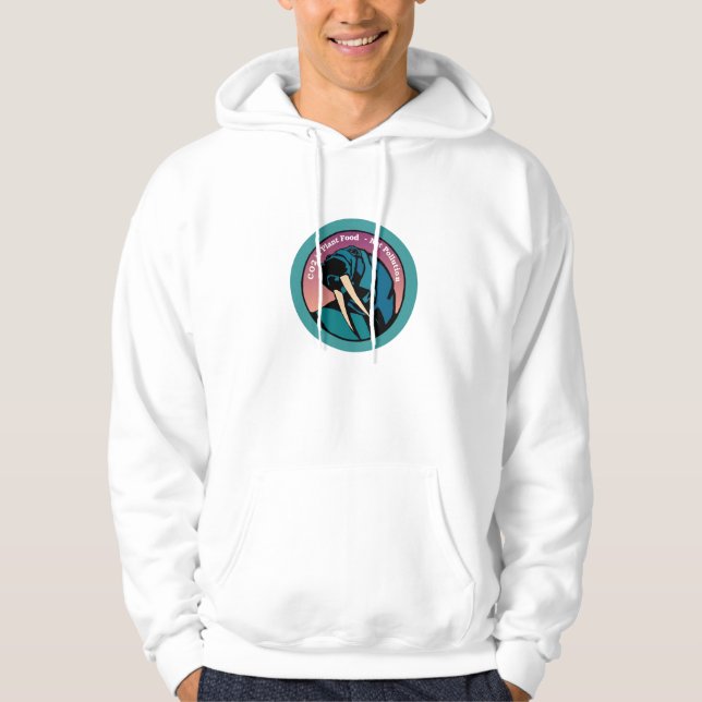 Veste À Capuche Le CO2 est aliment végétal - sweatshirt (Devant)