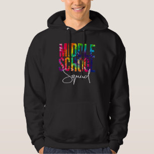 Veste À Capuche Le Corps De L'École Secondaire Tie Dye Retour À L'
