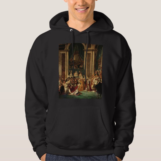 Veste À Capuche Le couronnement de Napoléon par Jacques-Louis Davi (Devant)