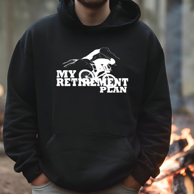 Veste À Capuche Le cyclisme est mon plan de retraite (Créateur téléchargé)