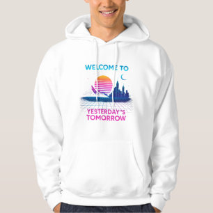 Veste À Capuche Le demain d'hier - Conception Rétro Synthwave