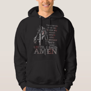 Veste À Capuche Le Diable M'A Vu Ma Tête En Bas Pensant Qu'Il A Ga
