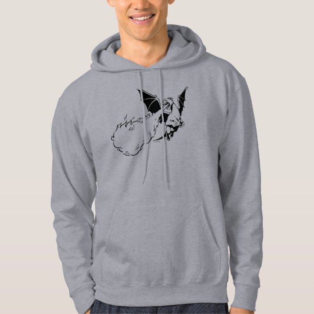 Veste À Capuche Le Dragon de Pete| Cool de feu (Devant)
