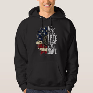 Veste À Capuche Le Drapeau Américain Patriot À La Maison De La Lib