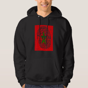 Veste À Capuche Le drapeau marocain dans mon Adn Maroc