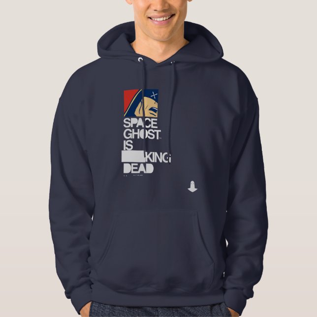 Veste À Capuche Le fantôme spatial est mort (Devant)