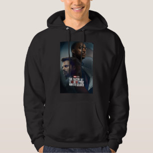 Veste À Capuche Le Faucon et l'affiche du bouclier d'hiver