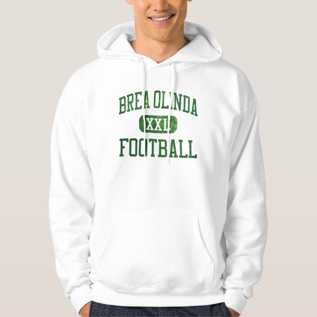 Veste À Capuche Le football de chats sauvages de Brea Olinda (Devant)