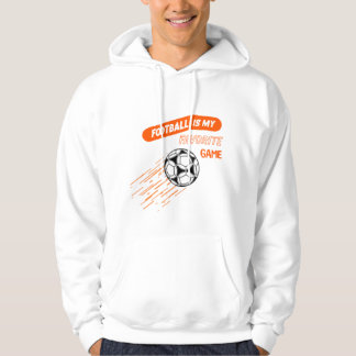 Veste À Capuche Le football est mon jeu préféré