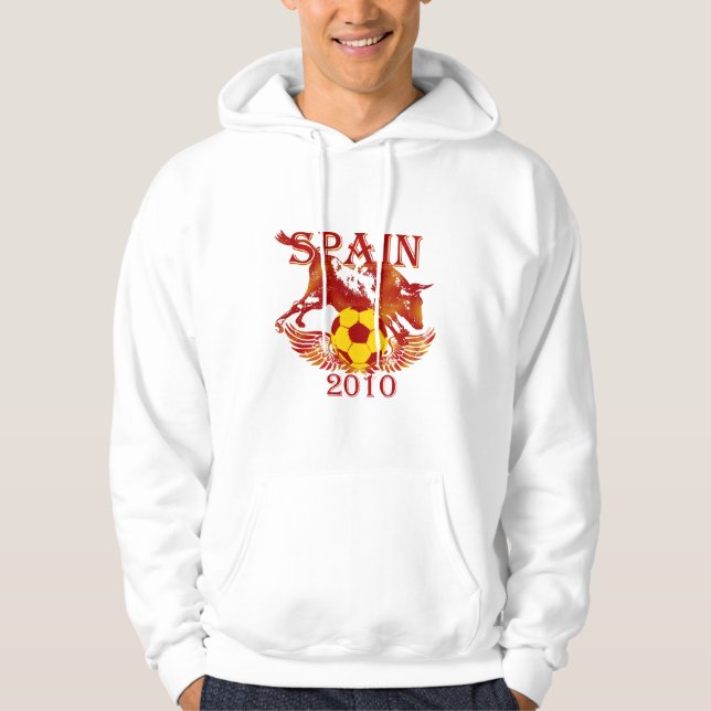 Veste À Capuche Le football évente l'Espagne Toro 2010 Raging Bull (Devant)