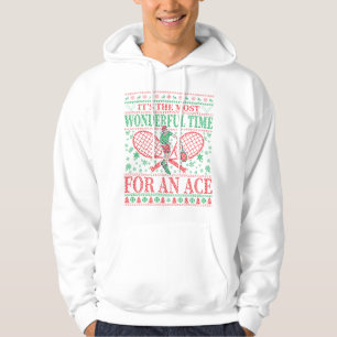 VESTE À CAPUCHE LE FUNNY CHRISTMAS TENNIS CITE UN PEU PLUS DOUX