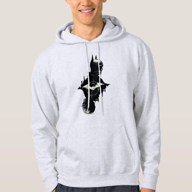 Veste À Capuche Le graphique à deux caractères Batman & The Riddle (Devant)