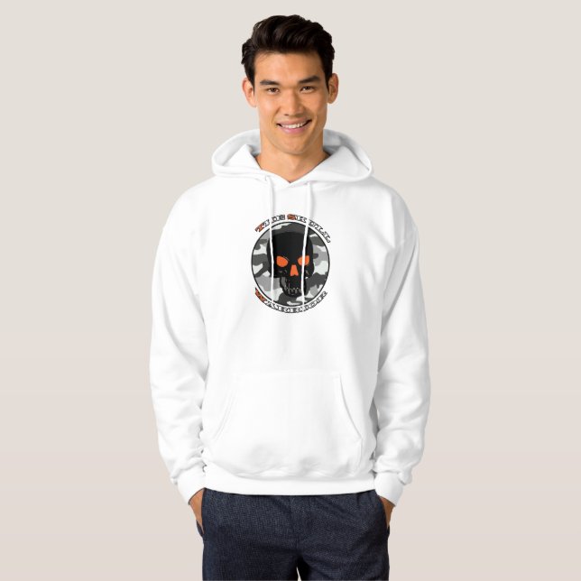 Veste À Capuche Le guerrier du crâne (Devant entier)